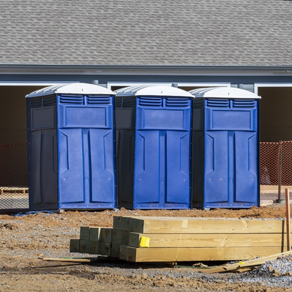 what is the maximum capacity for a single portable restroom in Winter Park